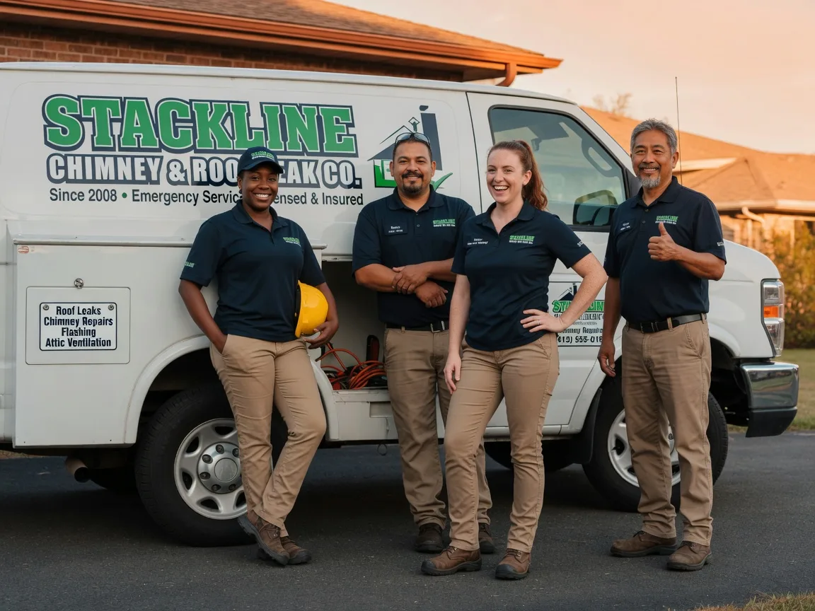 Chimney flashing repair company in Olustee, OK